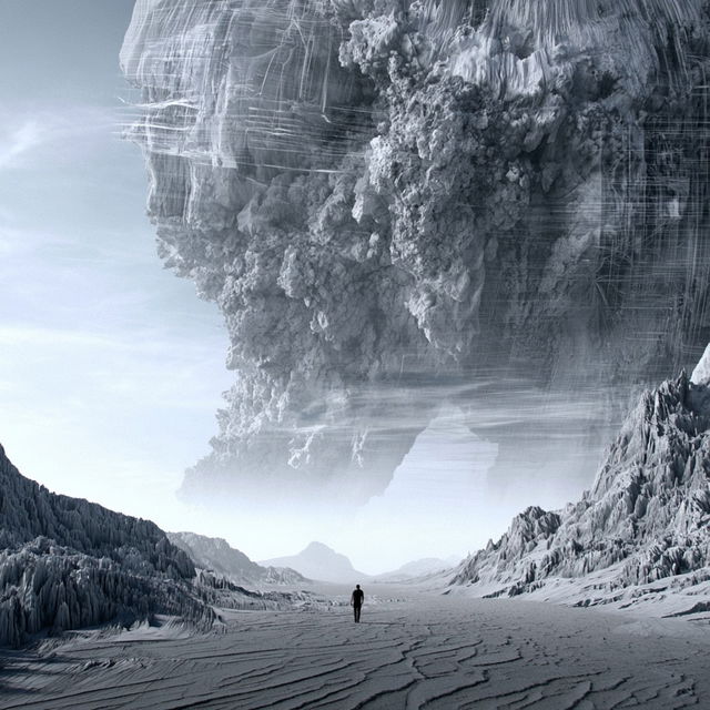 Monolith Compass style, Midjourney V8.2, render 4 of 4