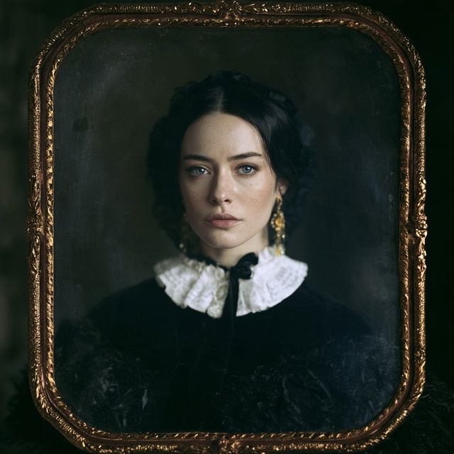 Daguerreotype style, Midjourney V8.2, render 2 of 4