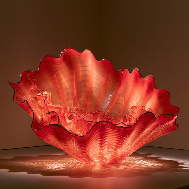 Dale Chihuly style, Midjourney V8.2, render 4 of 4