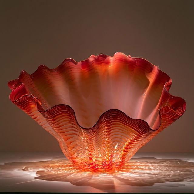 Dale Chihuly style, Midjourney V8.2, render 3 of 4