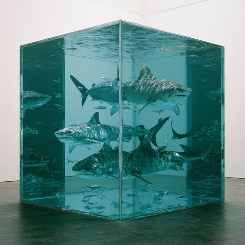 Damien Hirst style (Various), Midjourney V8.2