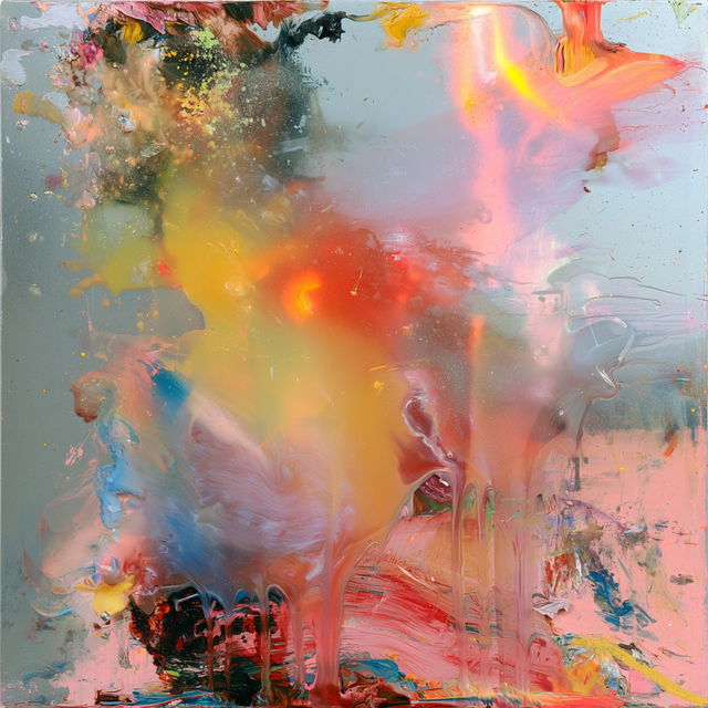 Dan Colen style, Midjourney V8.2, render 2 of 4