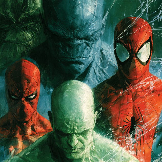 Dan Slott style, Midjourney V8.2, render 2 of 4