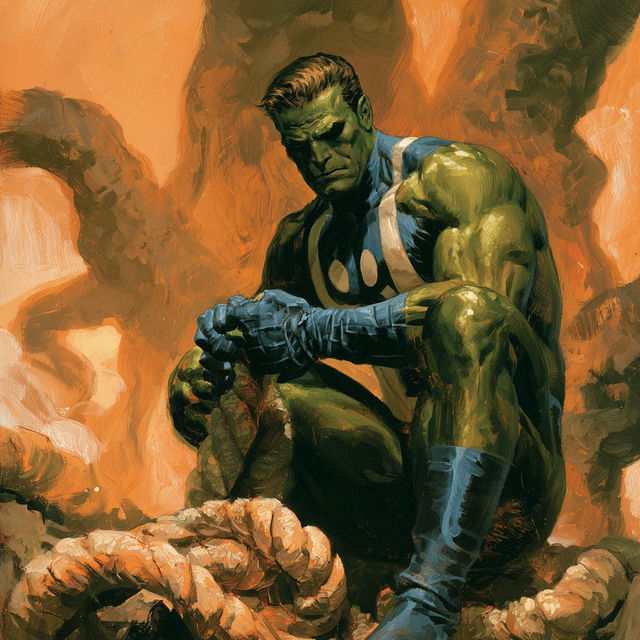 Dan Slott style, Midjourney V8.2, render 1 of 4