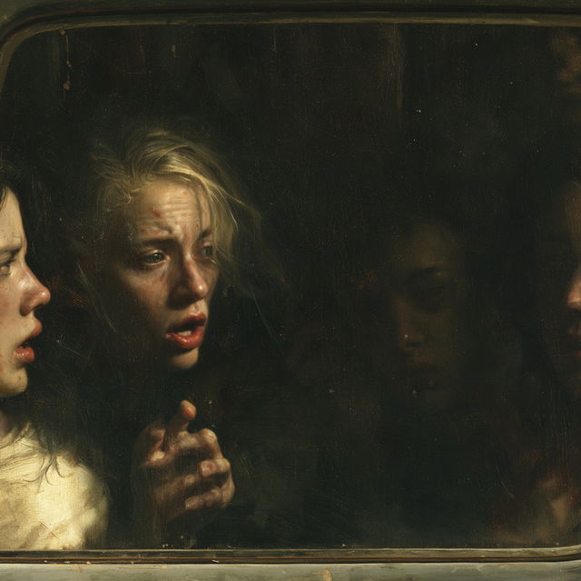 Dan Witz style, Midjourney V8.2, render 3 of 4