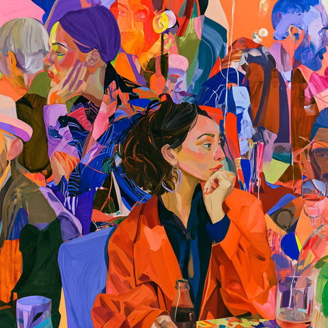 Dana Schutz style (Painters), Midjourney V8.2