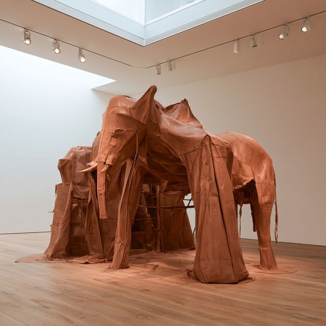 Danh Vo style, Midjourney V8.2, render 4 of 4