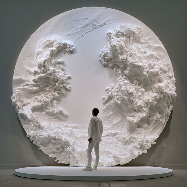 Daniel Arsham style, Midjourney V8.2, render 4 of 4