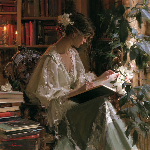 Daniel F. Gerhartz style, Midjourney V8.2, render 2 of 4