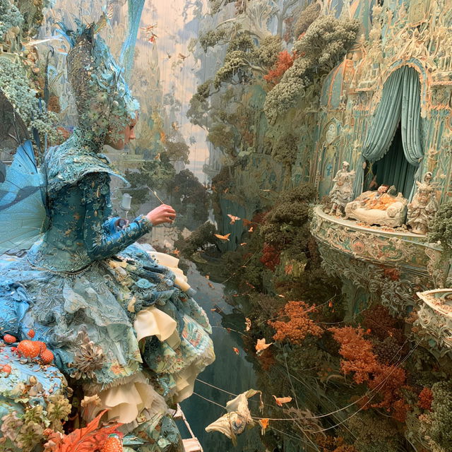 Daniel Merriam style, Midjourney V8.2, render 4 of 4
