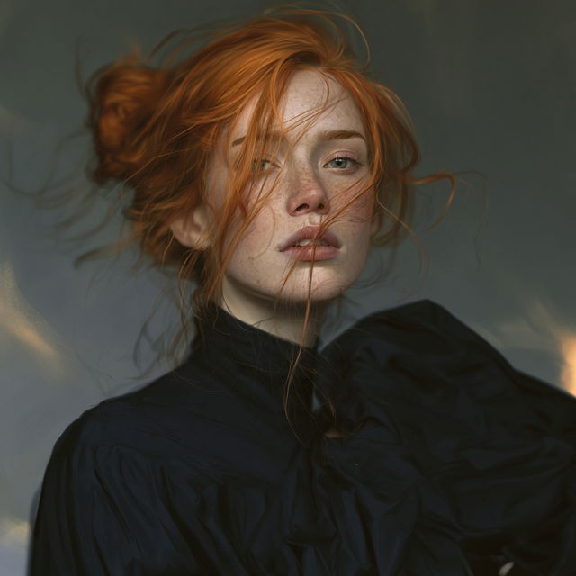 Daniela Uhlig style, Midjourney V8.2, render 2 of 4