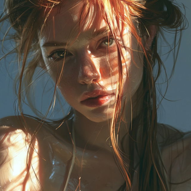 Daniela Uhlig style, Midjourney V8.2, render 3 of 4