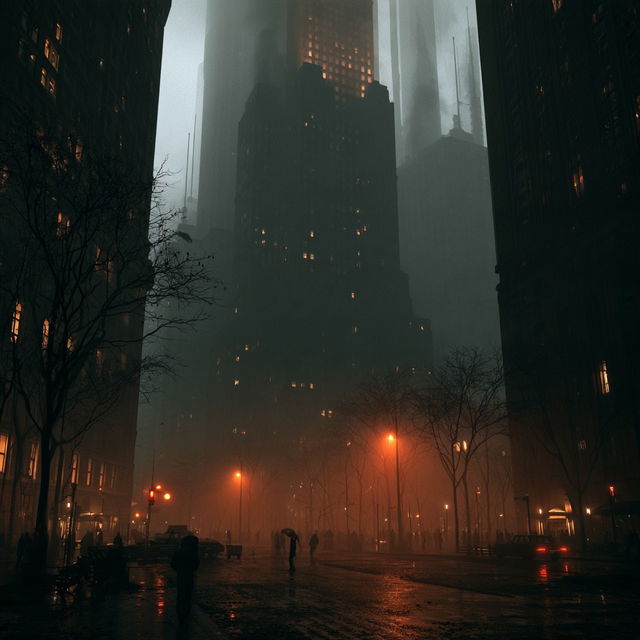 Dark atmosphere style, Midjourney V8.2, render 2 of 4