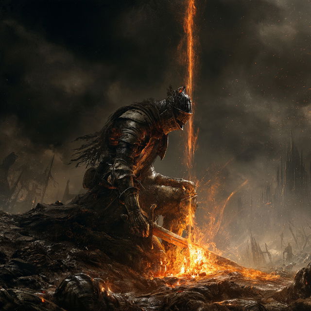 Dark Souls style, Midjourney V8.2, render 2 of 4