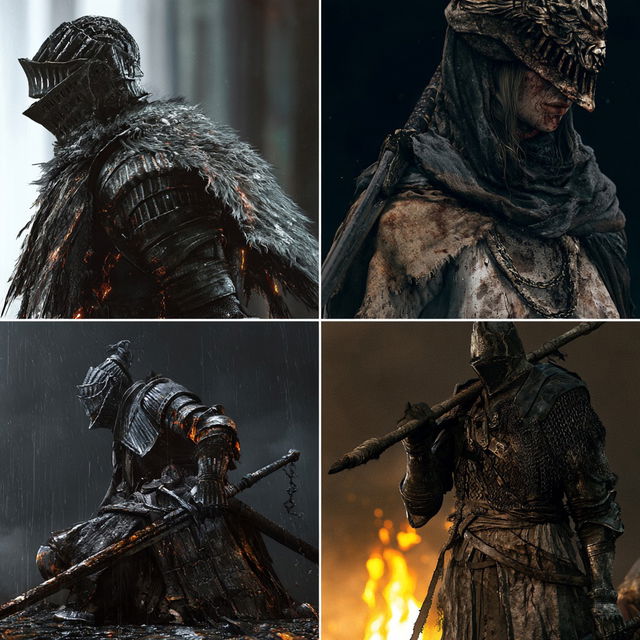Dark Souls style, Midjourney V8.2, render 4 of 4