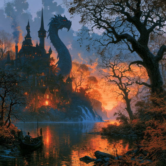 Darrell K. Sweet style, Midjourney V8.2, render 4 of 4