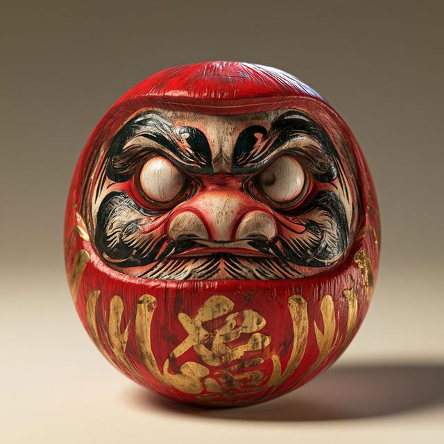 Daruma doll style, Midjourney V8.2, render 4 of 4