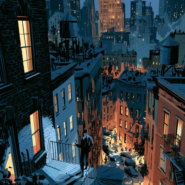 Darwyn Cooke style, Midjourney V8.2, render 2 of 4