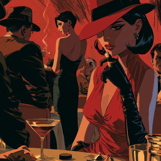 Darwyn Cooke style, Midjourney V8.2, render 1 of 4