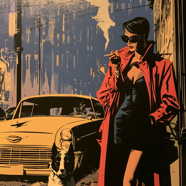 Darwyn Cooke style, Midjourney V8.2, render 3 of 4