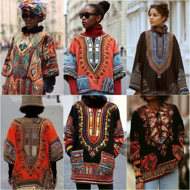 Dashiki fashion style, Midjourney V8.2, render 4 of 4