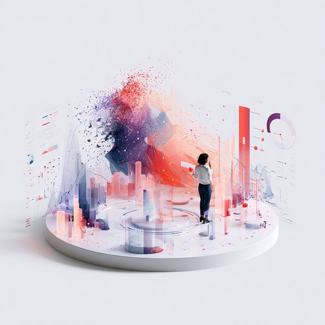 Data visualization style, Midjourney V8.2, render 4 of 4