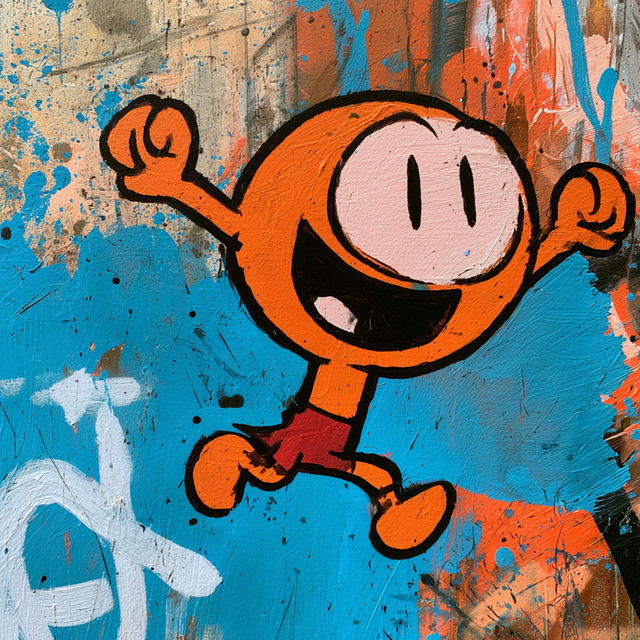 Dav Pilkey style, Midjourney V8.2, render 4 of 4