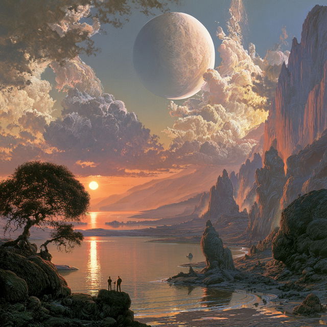 David A. Hardy style, Midjourney V8.2, render 2 of 4