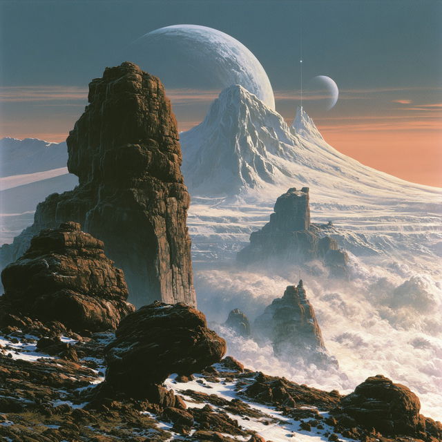 David A. Hardy style, Midjourney V8.2, render 4 of 4