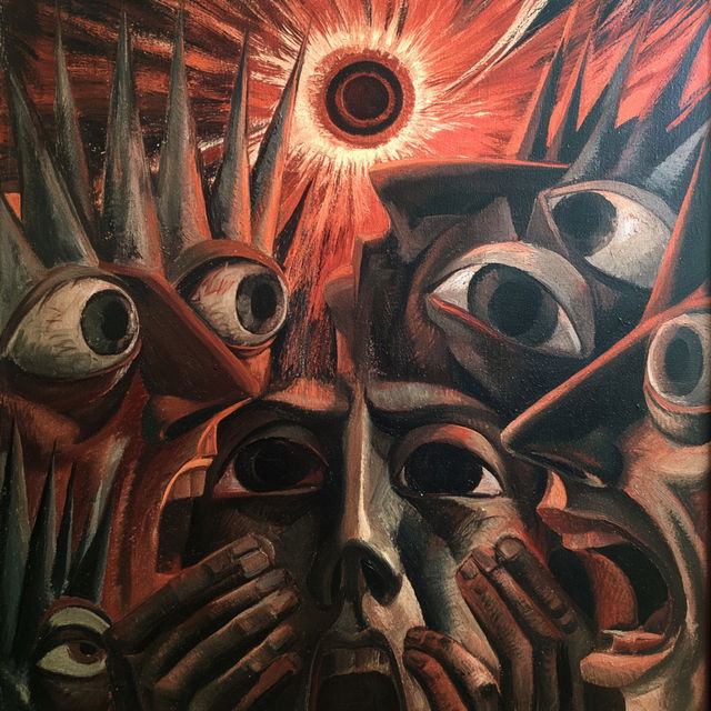 David Alfaro Siqueiros style, Midjourney V8.2, render 1 of 4
