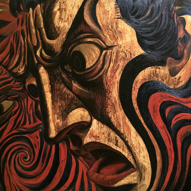 David Alfaro Siqueiros style, Midjourney V8.2, render 4 of 4