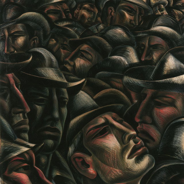 David Alfaro Siqueiros style, Midjourney V8.2, render 3 of 4