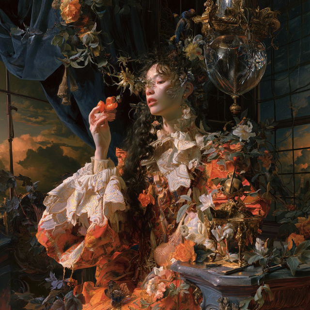 David Bowers style, Midjourney V8.2, render 3 of 4