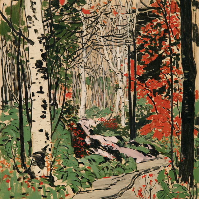 David Brown Milne style, Midjourney V8.2, render 4 of 4