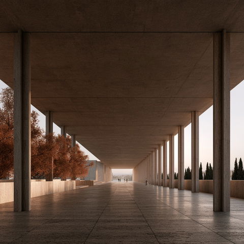 David Chipperfield style (Architects), Midjourney V8.2
