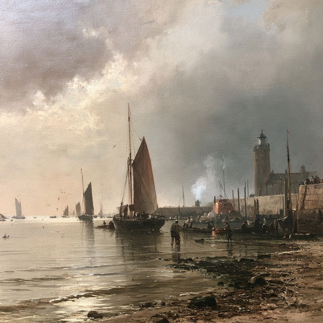 David Cox style, Midjourney V8.2, render 2 of 4