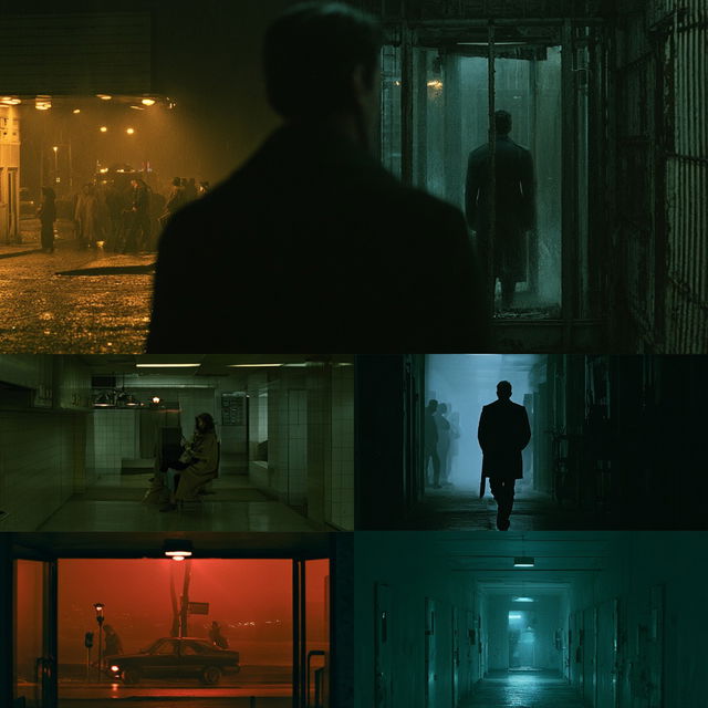 David Fincher style, Midjourney V8.2, render 4 of 4