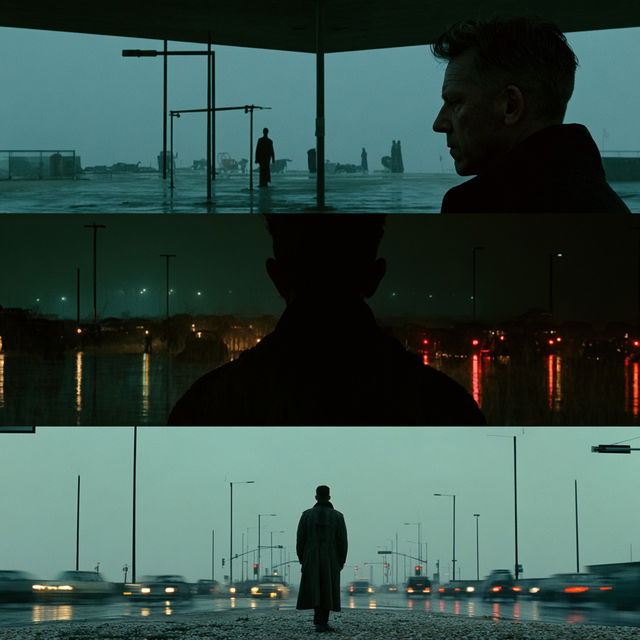 David Fincher style, Midjourney V8.2, render 3 of 4