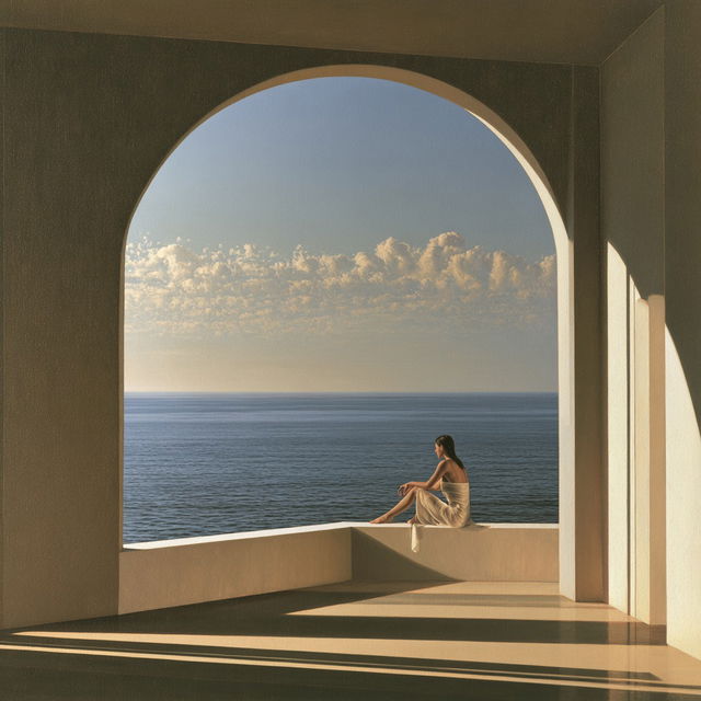 David Ligare style, Midjourney V8.2, render 3 of 4