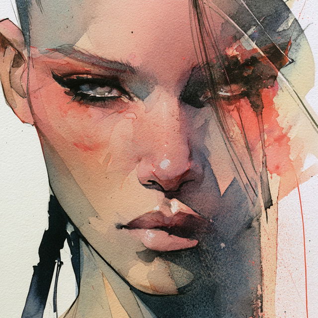 David Mack style, Midjourney V8.2, render 3 of 4