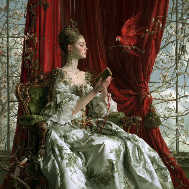 David Michael Bowers style, Midjourney V8.2, render 3 of 4