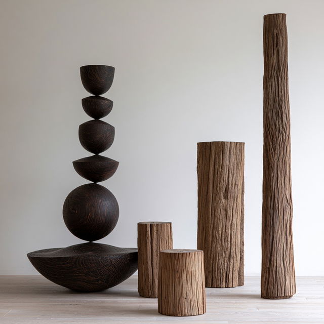 David Nash style, Midjourney V8.2, render 4 of 4