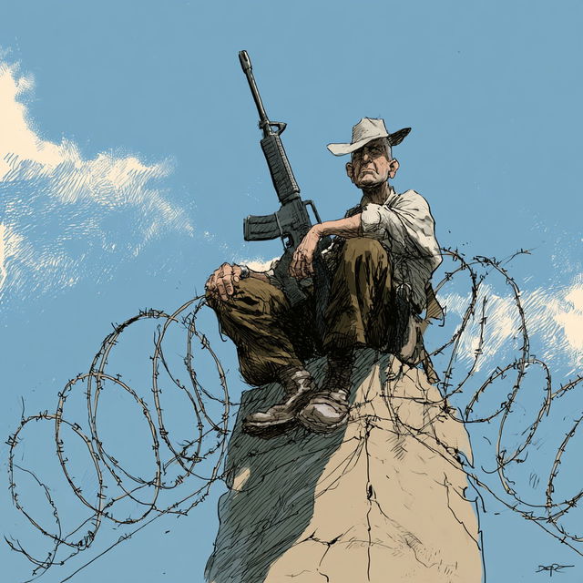 David Pope style, Midjourney V8.2, render 2 of 4