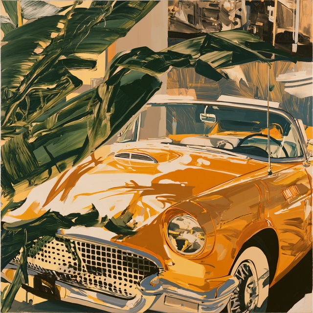 David Salle style, Midjourney V8.2, render 3 of 4