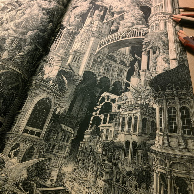 David Welker style, Midjourney V8.2, render 2 of 4