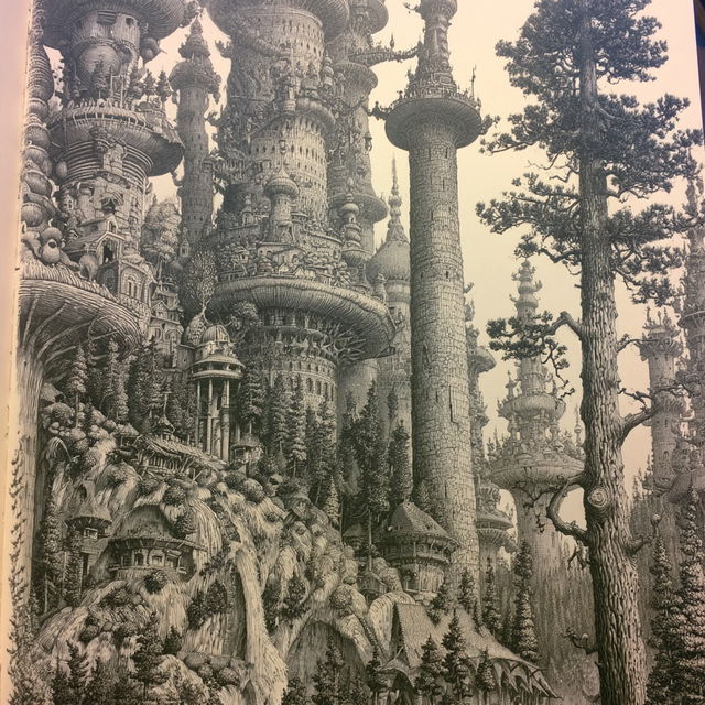 David Welker style, Midjourney V8.2, render 1 of 4