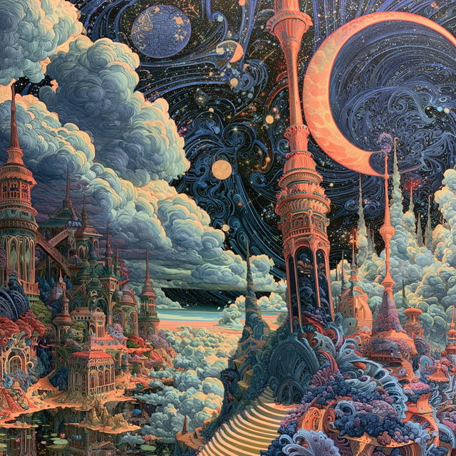David Welker style, Midjourney V8.2, render 3 of 4