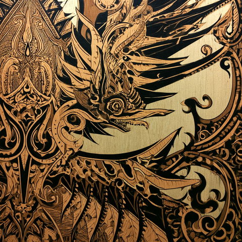 Dayak art style (Genres), Midjourney V8.2