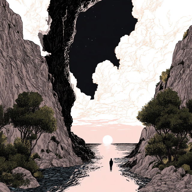 Veilquake style, Midjourney V8.2, render 3 of 4