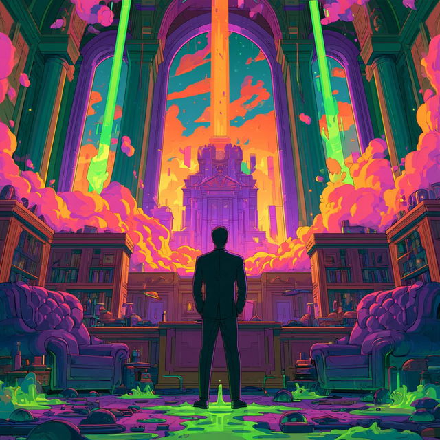 Neon Pilgrimage style, Midjourney V8.2, render 3 of 4